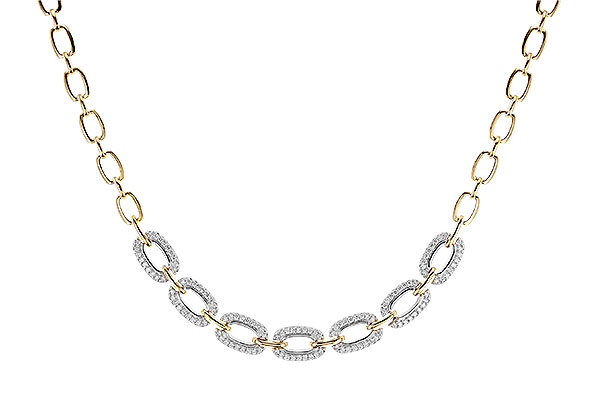 F328-74018: NECKLACE 1.95 TW (17 INCHES)