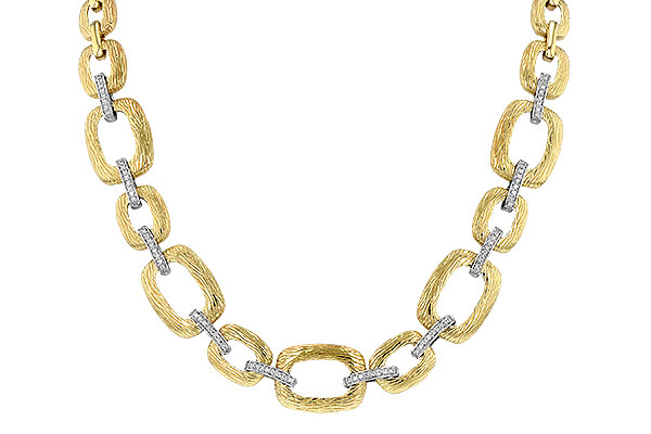 A061-45891: NECKLACE .48 TW (17 INCHES)