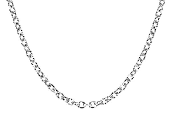 A328-79482: CABLE CHAIN (20", 1.3MM, 14KT, LOBSTER CLASP)