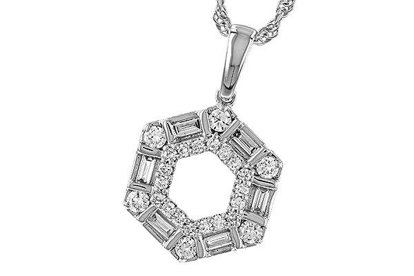 A329-64928: NECKLACE .14 TW BAG .50 TW