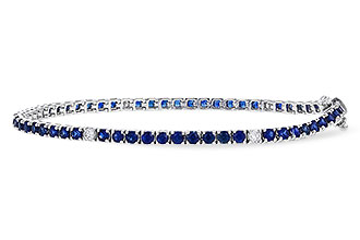 A329-64973: BRACELET 3.27 TW SAPP 3.52 TGW (7")