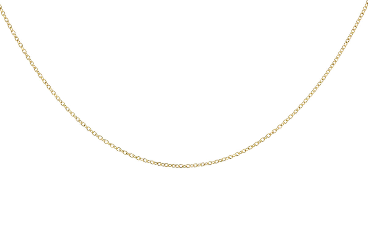 B328-79482: CABLE CHAIN (24IN, 1.3MM, 14KT, LOBSTER CLASP)