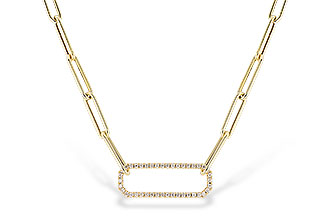 C328-73173: NECKLACE .50 TW (17 INCHES)