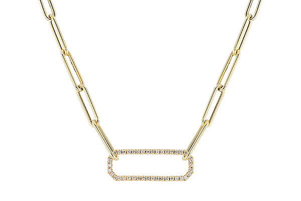 C328-73173: NECKLACE .50 TW (17 INCHES)