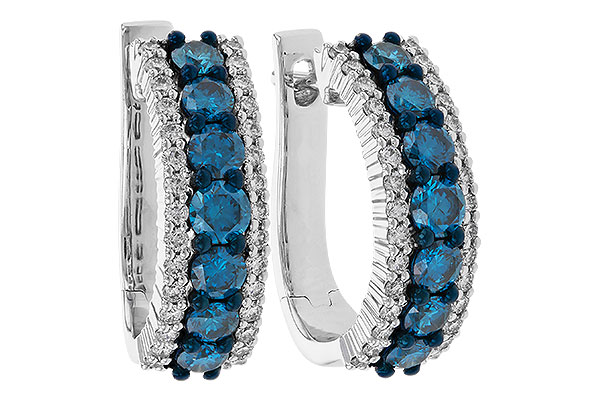 C329-68600: EARR 1.06 BLUE DIAS 1.46 TW