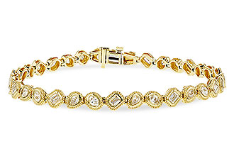 C329-71337: BRACELET 2.15 TW FANCY CUT DIAMONDS