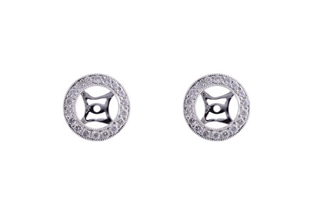 D238-78564: EARRING JACKET .32 TW (FOR 1.50-2.00 CT TW STUDS)