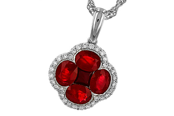 D329-65818: NECKLACE 1.72 RUBY 1.87 TGW