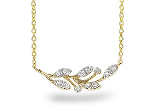 D329-66727: NECKLACE .32 TW (18")