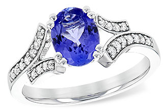 E245-15900: LDS RG 1.15 TANZANITE 1.30 TGW