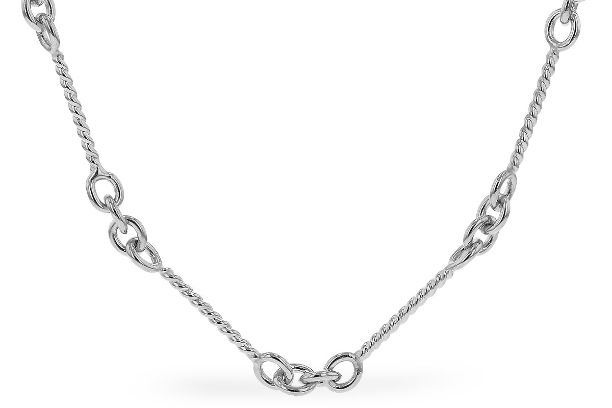 E328-78618: TWIST CHAIN (0.80MM, 14KT, 18IN, LOBSTER CLASP)