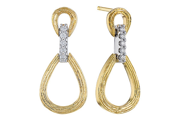 E329-64936: EARRINGS .07 TW