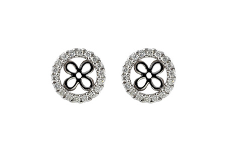 F242-40382: EARRING JACKETS .30 TW (FOR 1.50-2.00 CT TW STUDS)