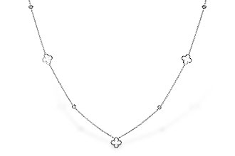 F329-65864: NECKLACE .20 TW (18")