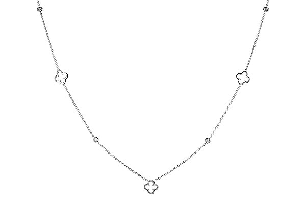 F329-65864: NECKLACE .20 TW (18")