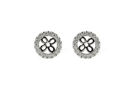 G242-40373: EARRING JACKETS .24 TW (FOR 0.75-1.00 CT TW STUDS)