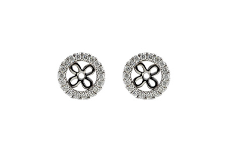 G242-40373: EARRING JACKETS .24 TW (FOR 0.75-1.00 CT TW STUDS)