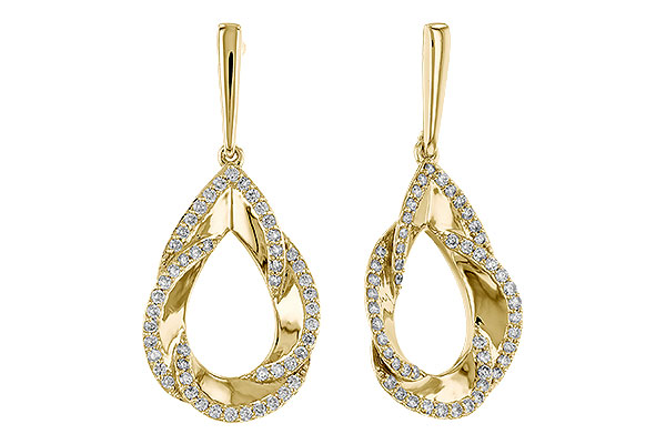 G329-65891: EARRINGS .50 TW