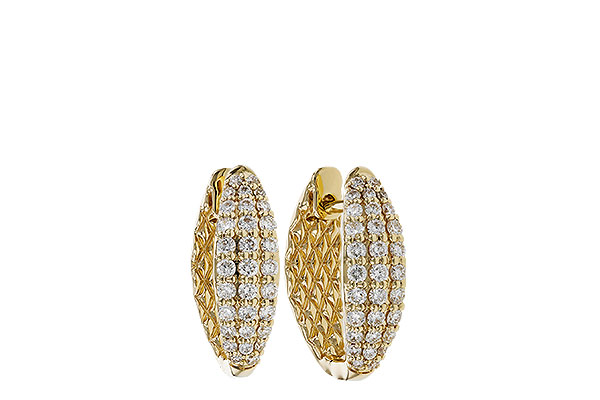 G329-67682: EARRINGS .50 TW