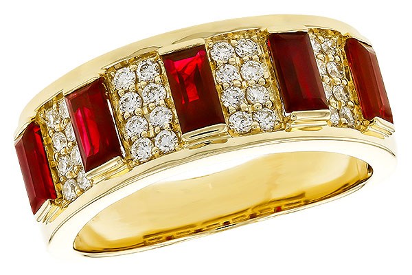 G329-68627: LDS WED RG 1.40 TW RUBY 1.69 TGW