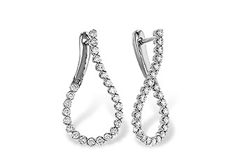 G329-70409: EARRINGS 1.00 TW