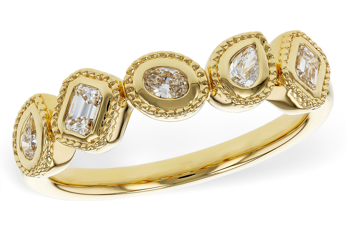 G329-71345: LDS DIA WED RG .34 TW FANCY CUT DIAS