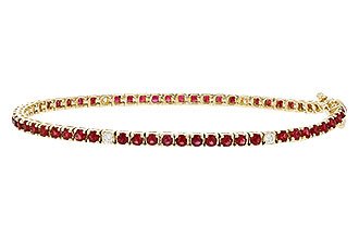 H329-64991: BRACELET 3.04 RUBY 3.29 TGW (7")