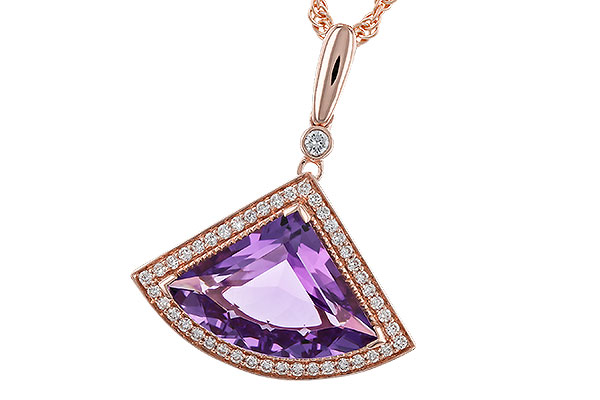 K329-65827: NECKLACE 2.80 AMETHYST 2.97 TGW
