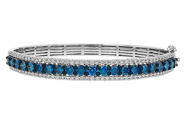 K329-68600: BANGLE 4.05 BLUE DIAS 5.50 TW