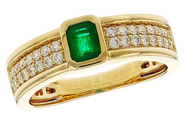 K329-70436: LDS RG .42 EMERALD .75 TGW (5x4MM EM)