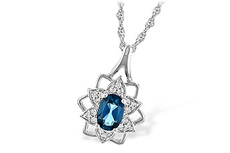 L244-24918: NECK .47 BLUE TOPAZ .56 TGW