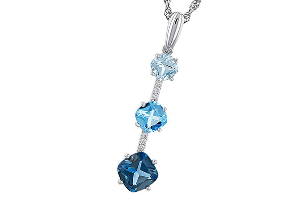 L329-64972: NECK 1.87 TW BLUE TOPAZ 1.90 TGW