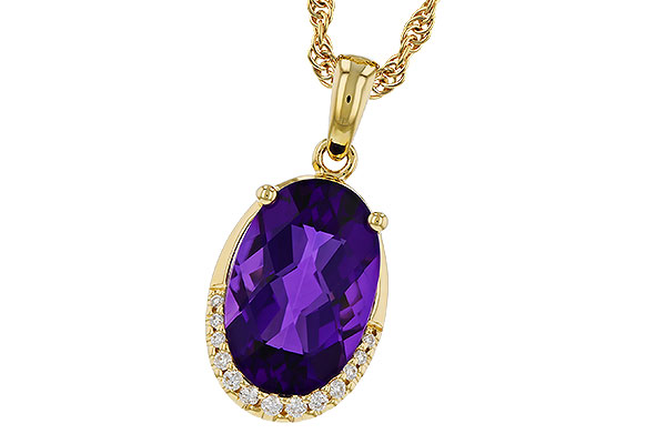 L329-72181: NECKLACE 2.70 AMETHYST 2.76 TGW (12x8MM OV)
