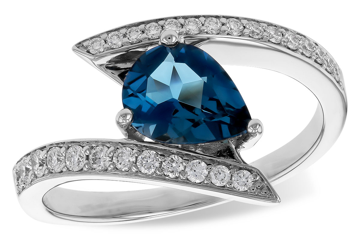 M329-64936: LDS RG 1.04 LONDON BLUE TOPAZ 1.28 TGW (8x6MM)