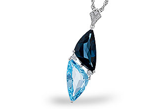 M329-65863: NECK 6.87 BLUE TOPAZ 6.97 TGW