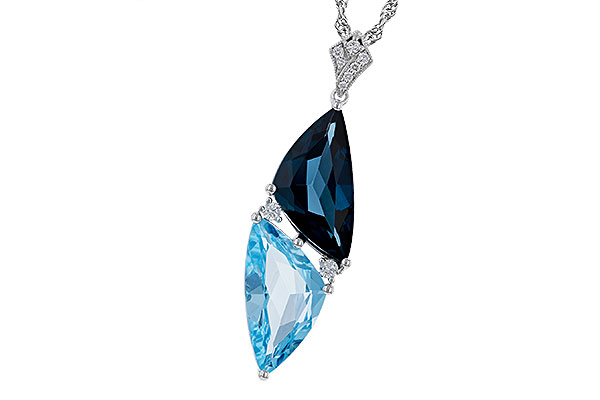 M329-65863: NECK 6.87 BLUE TOPAZ 6.97 TGW